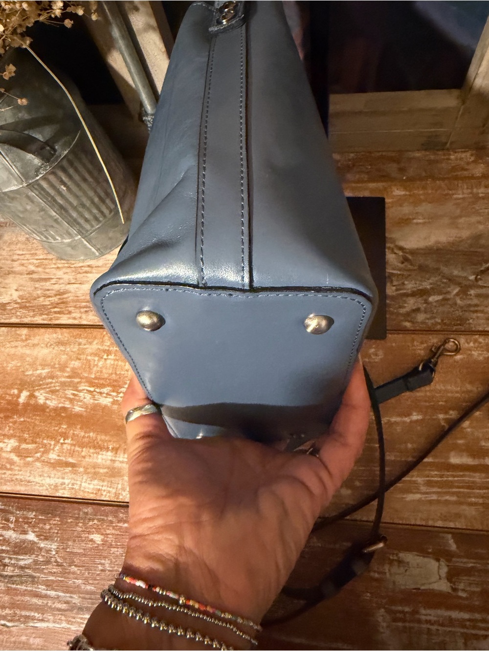 Patricia Nash Irving Leather Bucket Bag - Picture 5 of 9